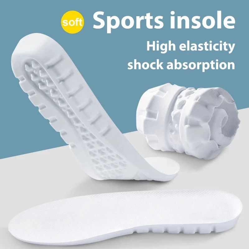 EVA Memory Foam Insoles for Sneakers Comfort Inner Sole Fascitis Plantar Arch Su