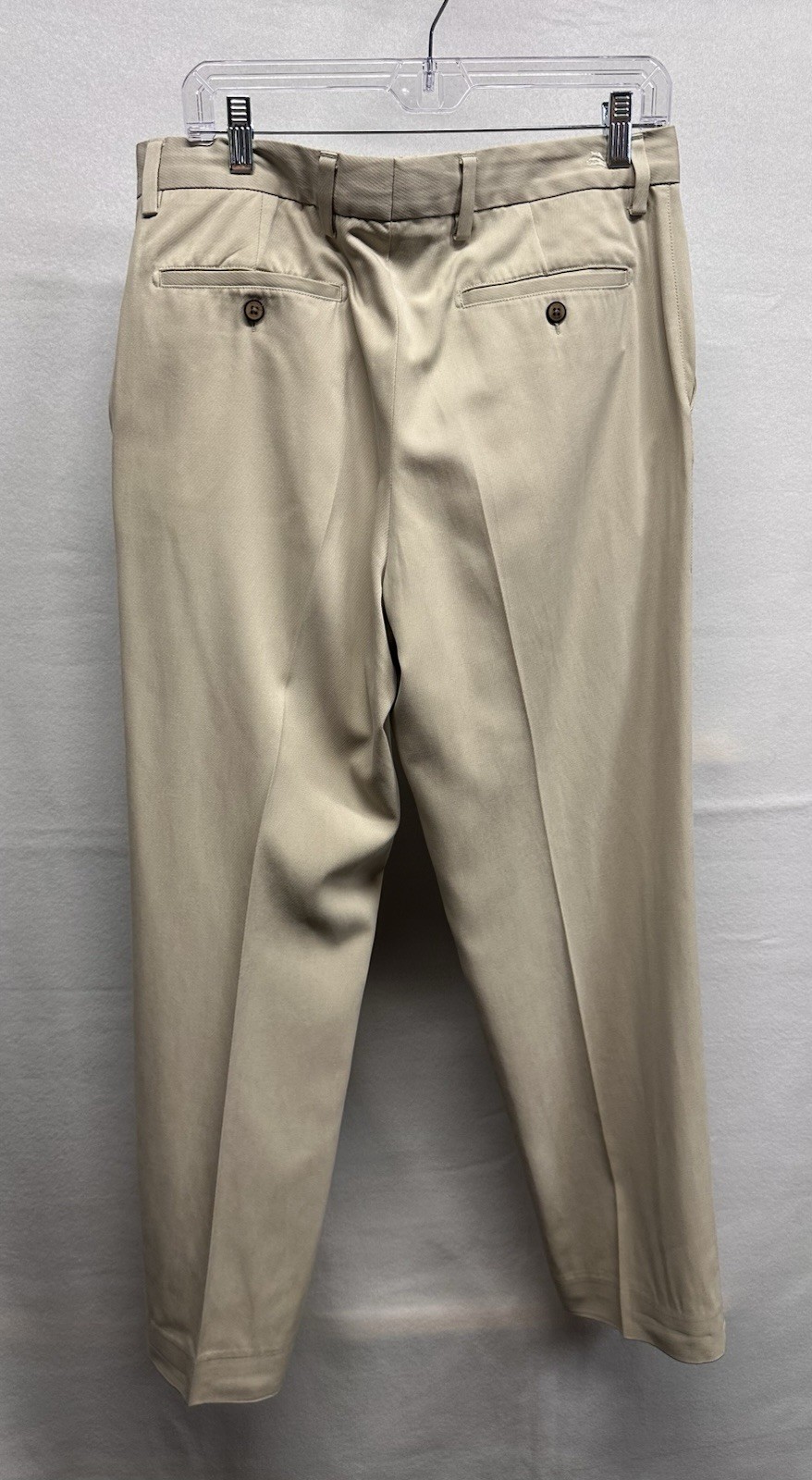 Tommy Bahama Light Beige Men’s Chino Pants 32 x 30 Stretch Flat Front