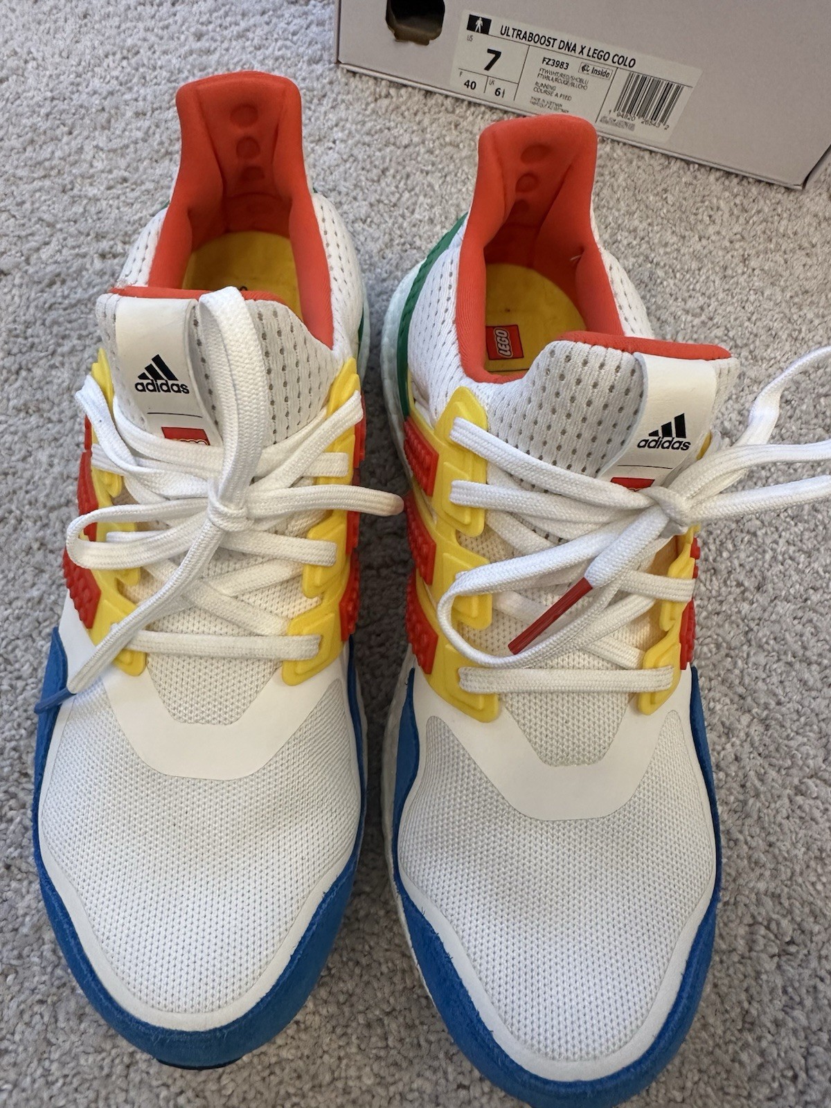 adidas LEGO x UltraBoost DNA Color Pack Multi Colorblock Sneakers FZ3983