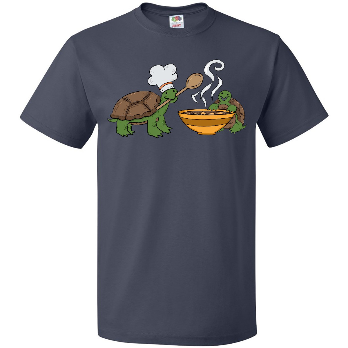 Inktastic Cute Turtle Chefs Making Soup T-Shirt Turtles Lover Chef Cook Animal