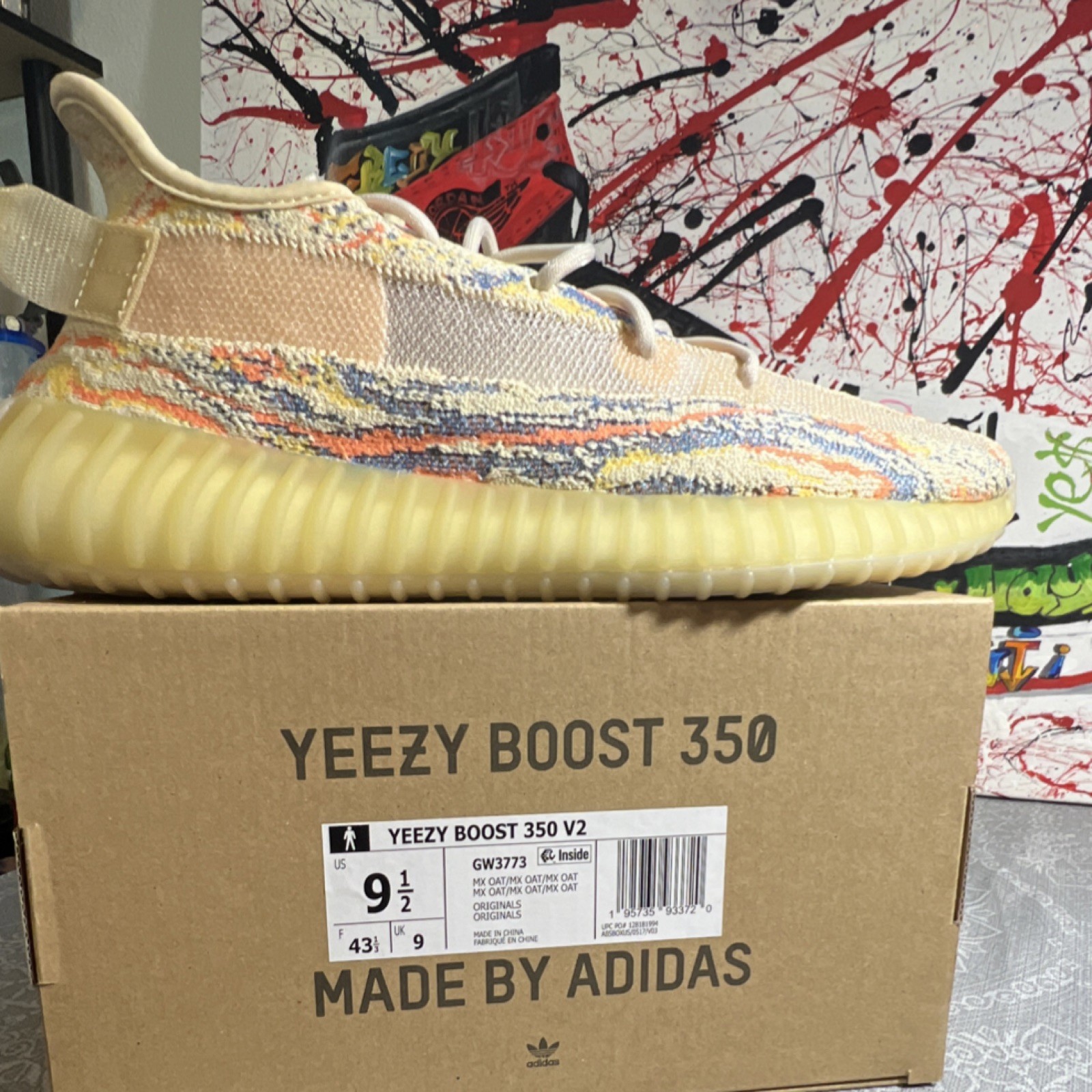 adidas Yeezy Boost 350 V2 MX Oat GW3773 Primeknit+ Low Top 2021 Men’s Sneaker