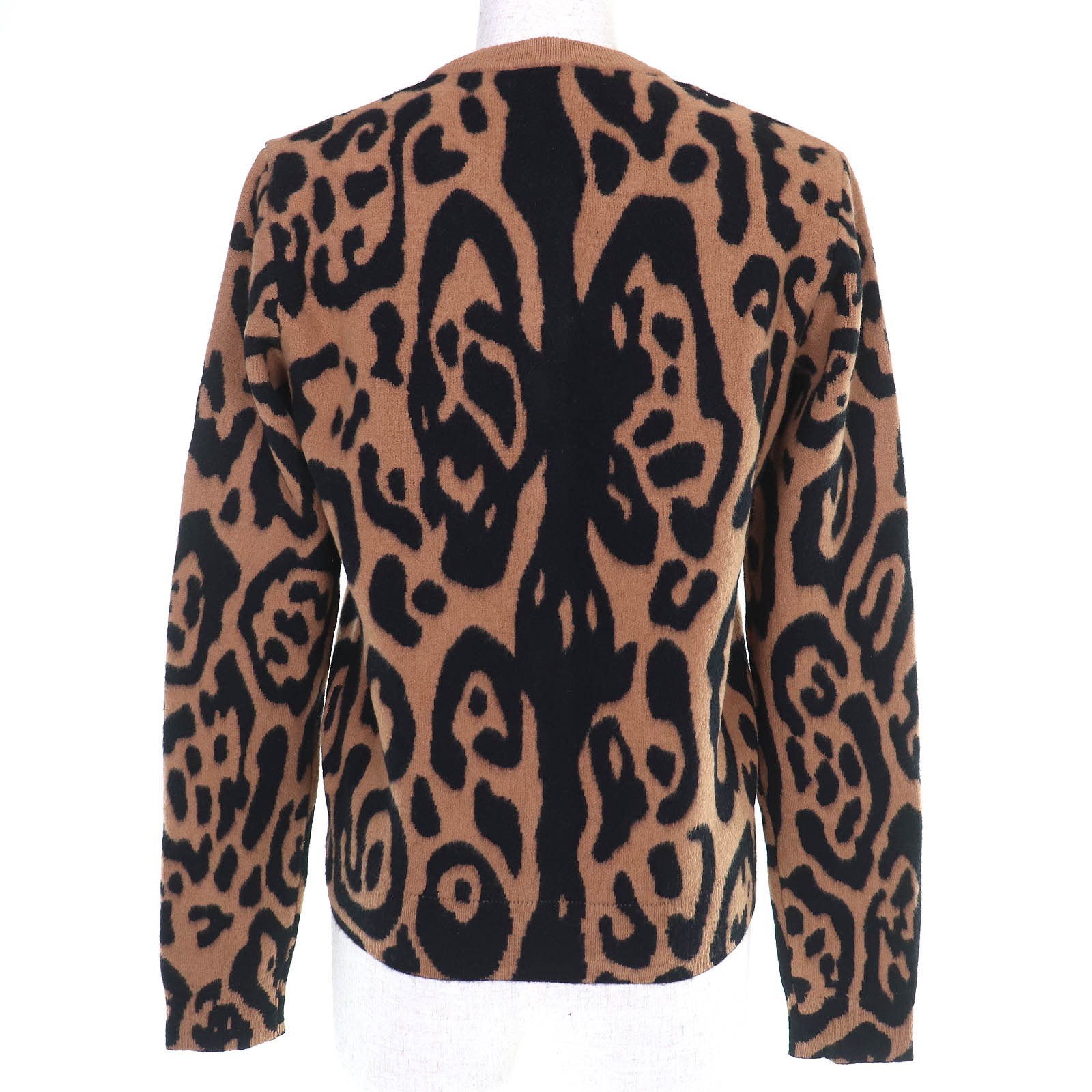 Fendi Leopard Pattern Wool Cashmere Cardigan – DUTY FREE
