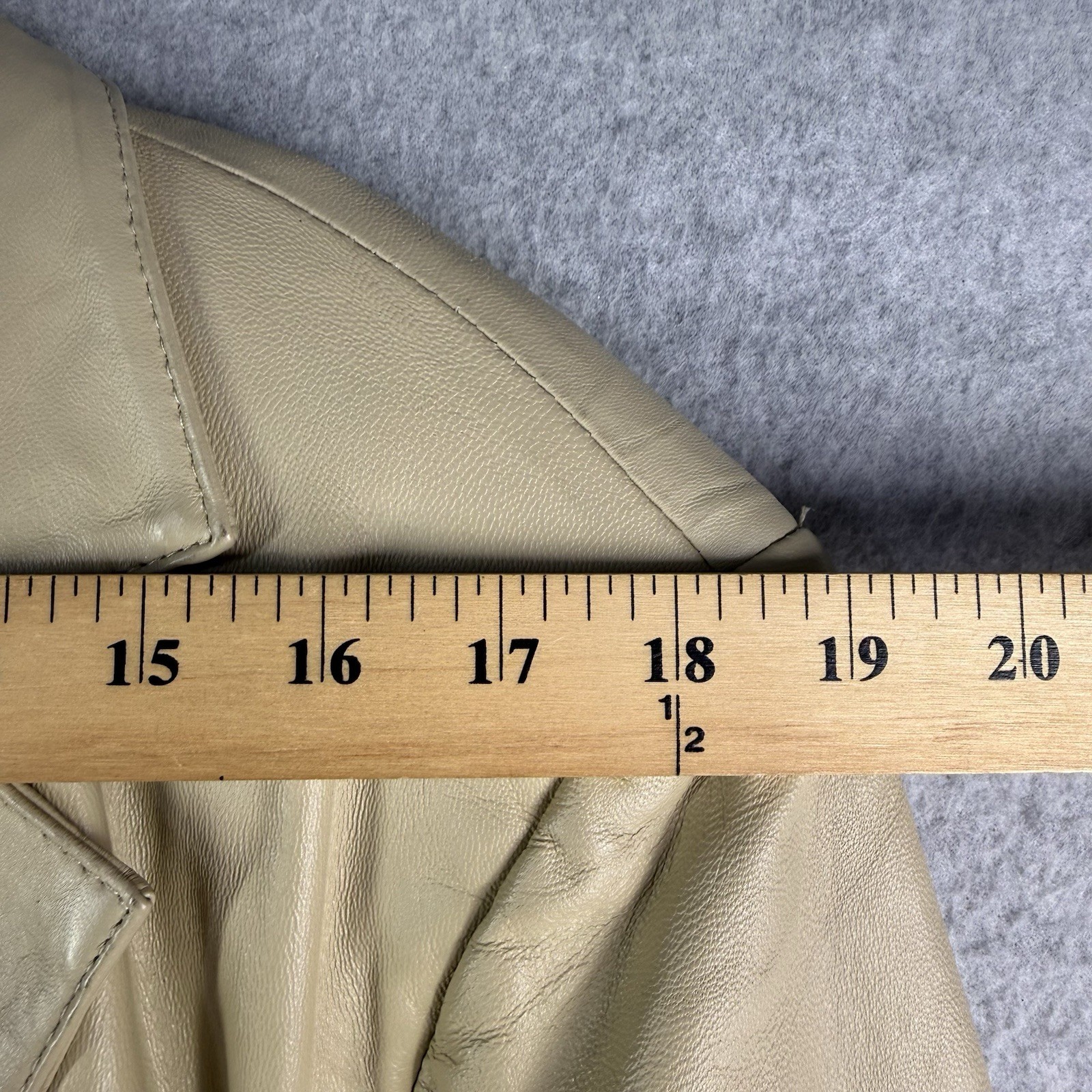 Dona Michi Classic Soft Leather Blazer Jacket Men’s Large 2 Button READ