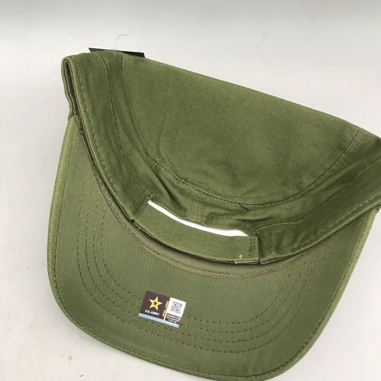 Licensed U.S. Army Flattop Cap Hat Green One Size Brand New