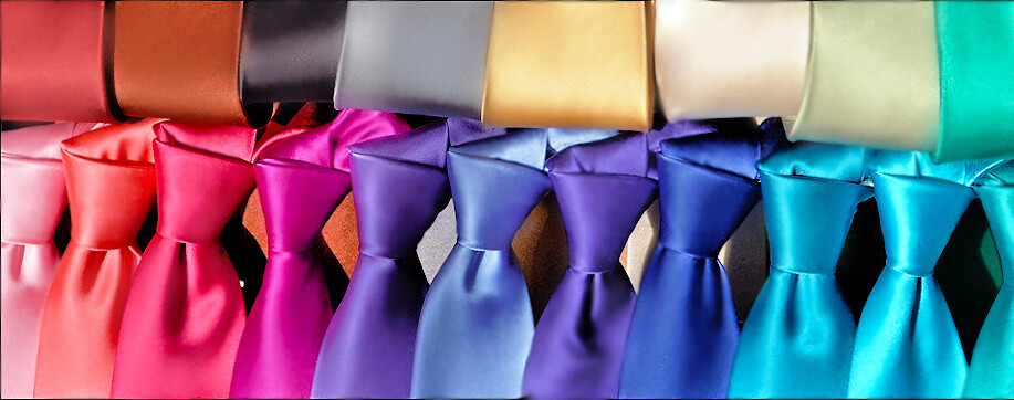 New Romario Manzini® Men’s Traditional Solid Color Ties (55 colors)