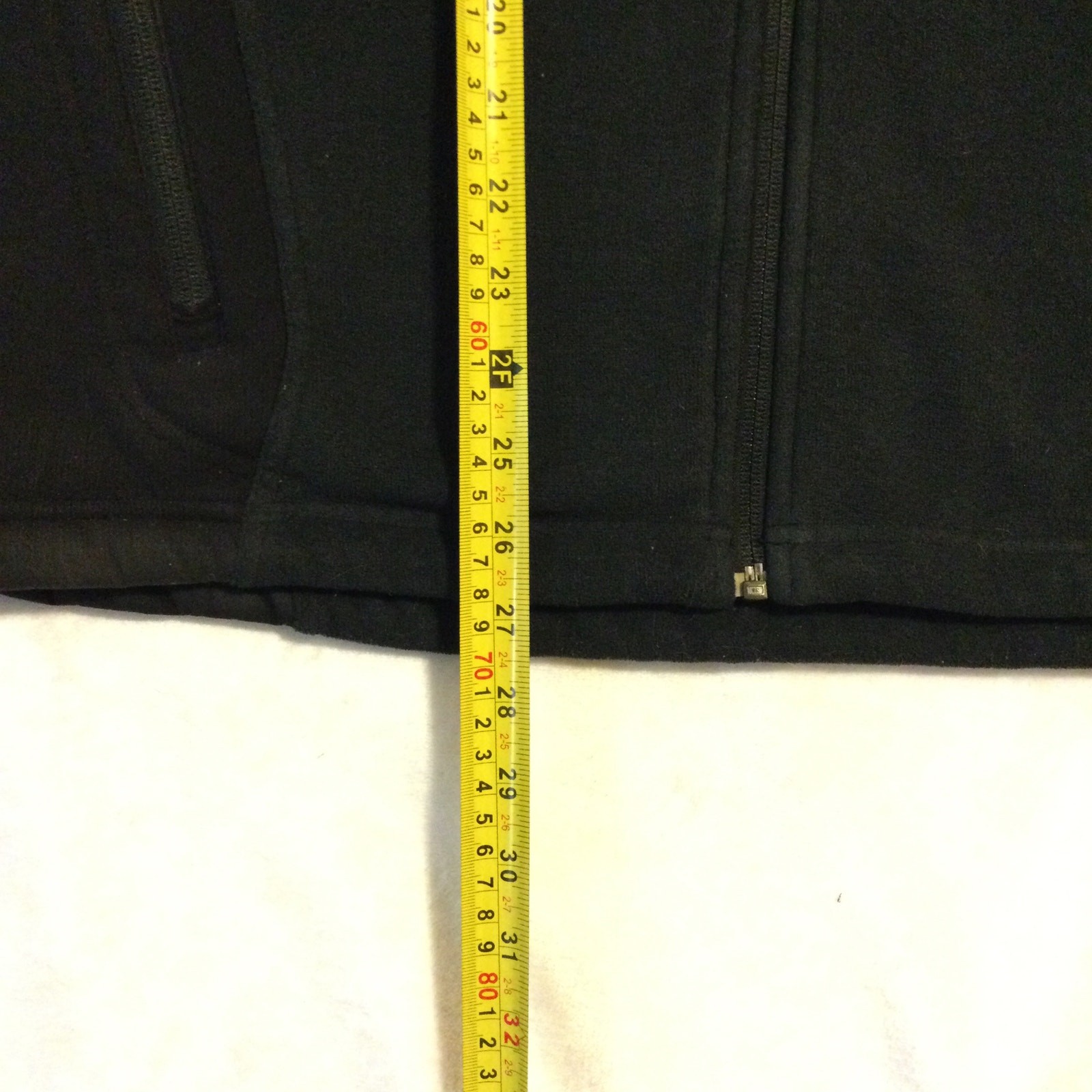 LL Bean Men’s Black Polartek Fleece Full Zip Jacket Size M
