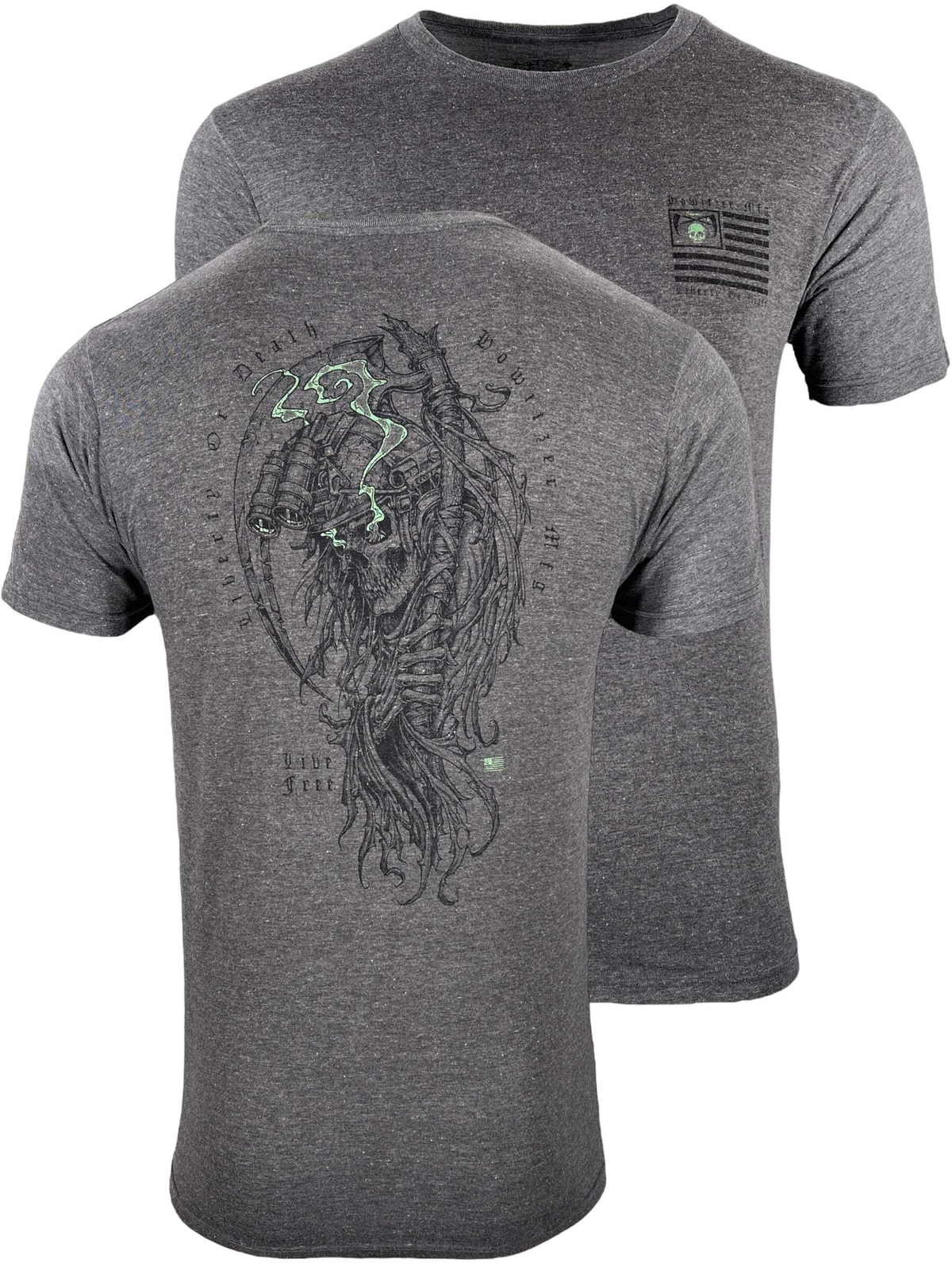 Howitzer Style Men’s T-Shirt Liberty Reaper Military Grunt MFG