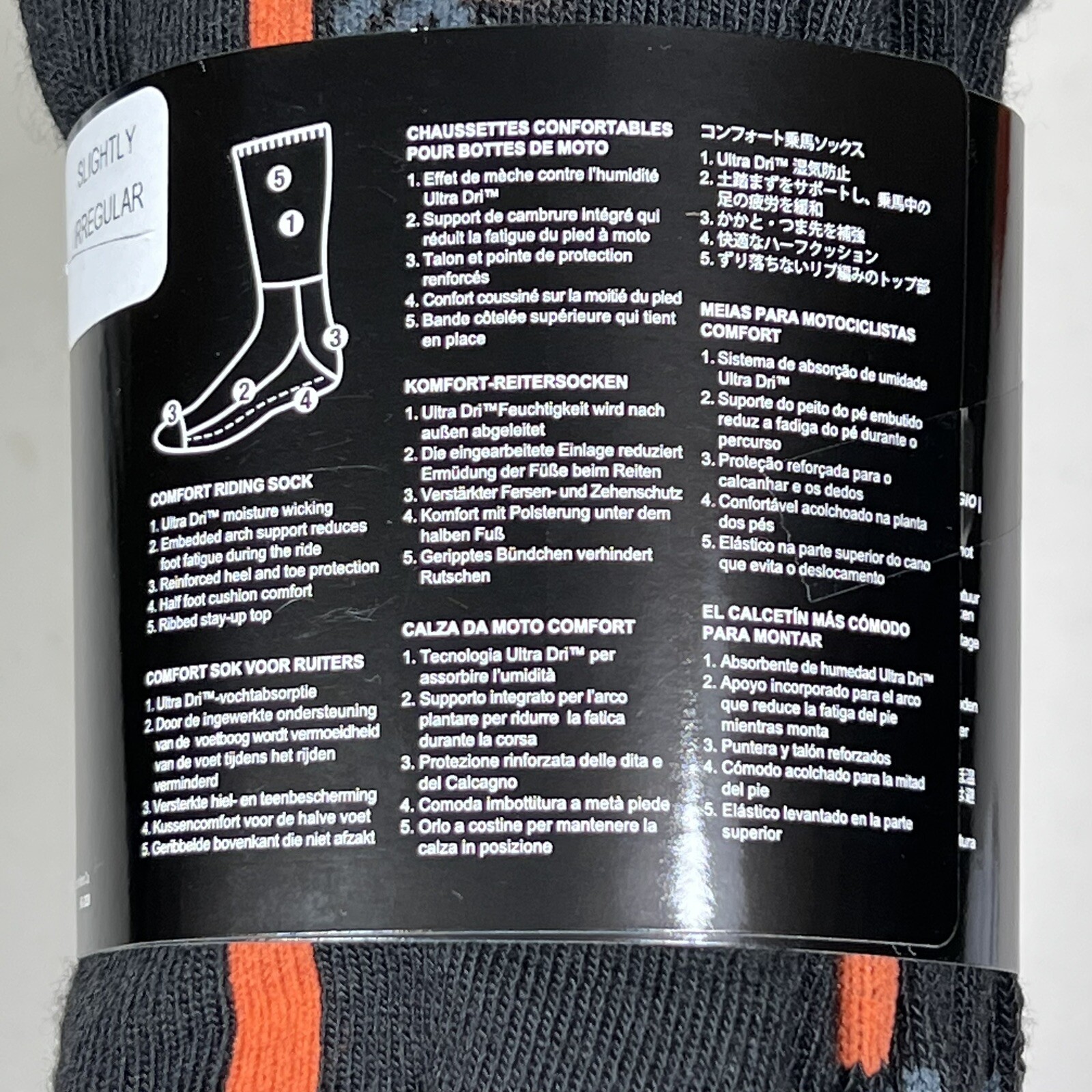 Harley Davidson Socks, Men’s Large, 2 Pair NEW! Made In USA Slightly Irregular