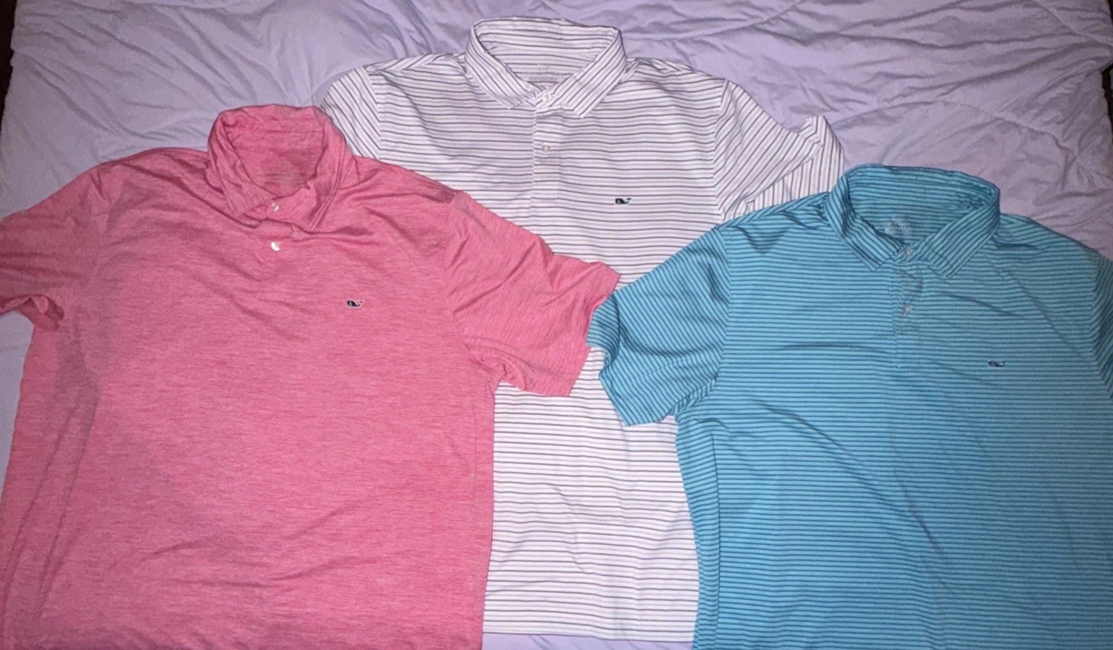 Vineyard Vines Men’s Performance Polos – XL-Lot Of 3 Polos-Excellent Condition