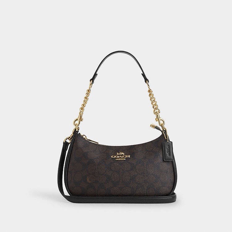 NWT Coach Teri Shoulder Bag In Signature Canvas cv933