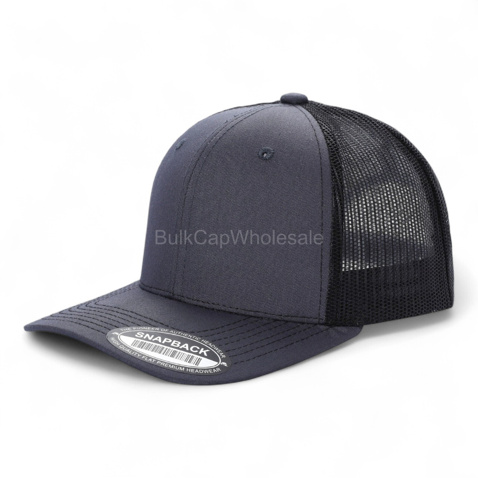 Mens Baseball Cap Snapback Hat Cotton Trucker Mesh Solid Adjustable Size Women