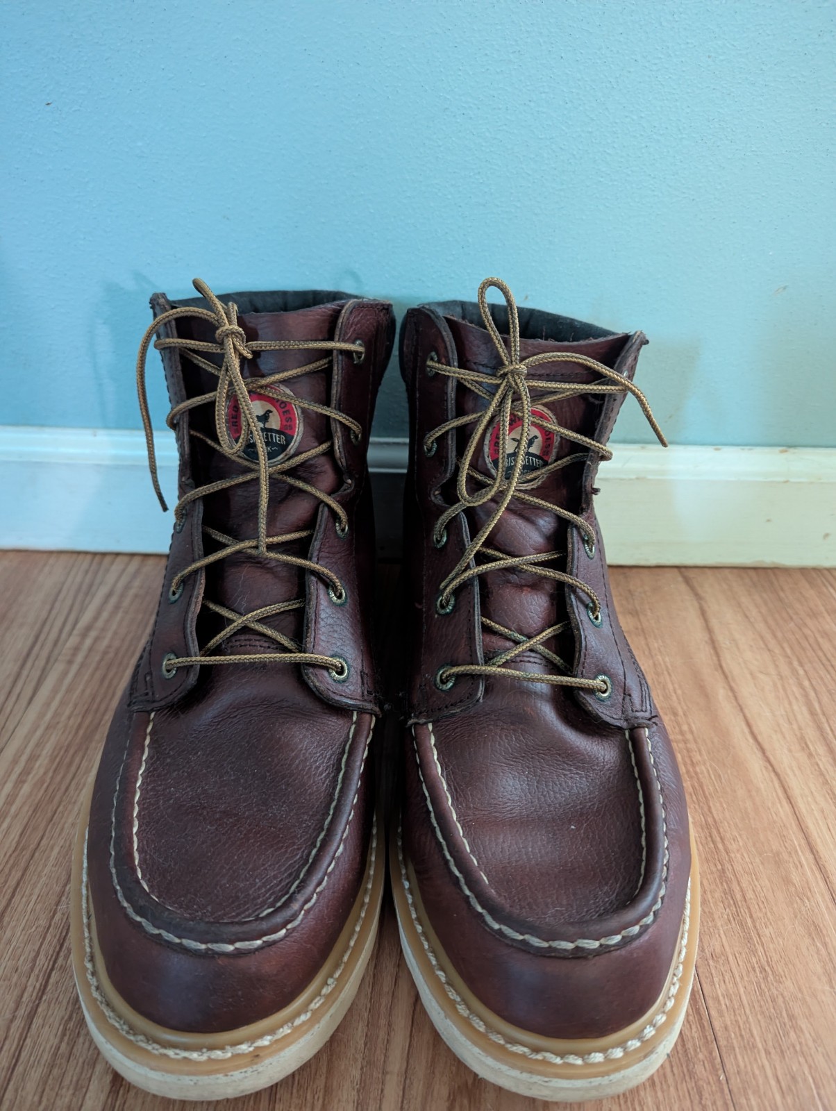 Irish Setter Red Wing 83605 Boot ASHBY Men’s 6” Size 12 D Soft Toe Leather B88