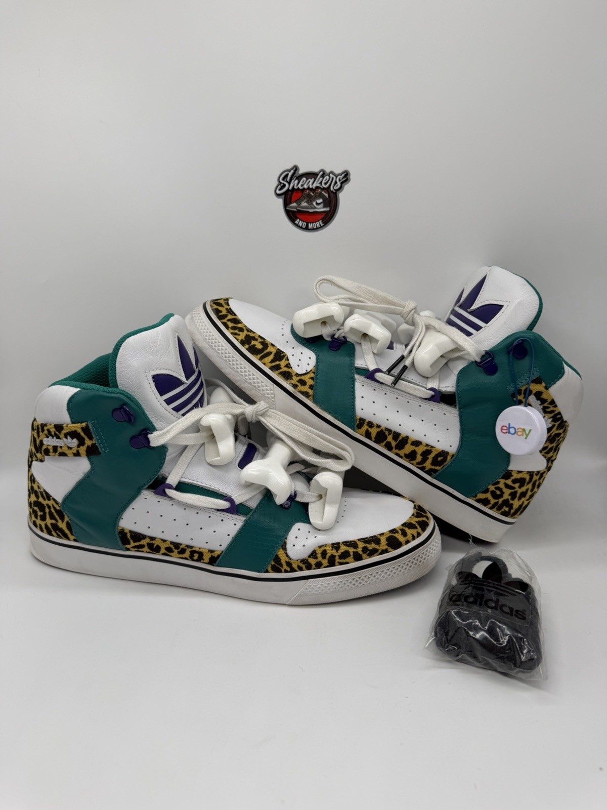 Adidas Originals Jeremy Scott Bones JS Flintstones Leopard G50690 Bear Size 12.5