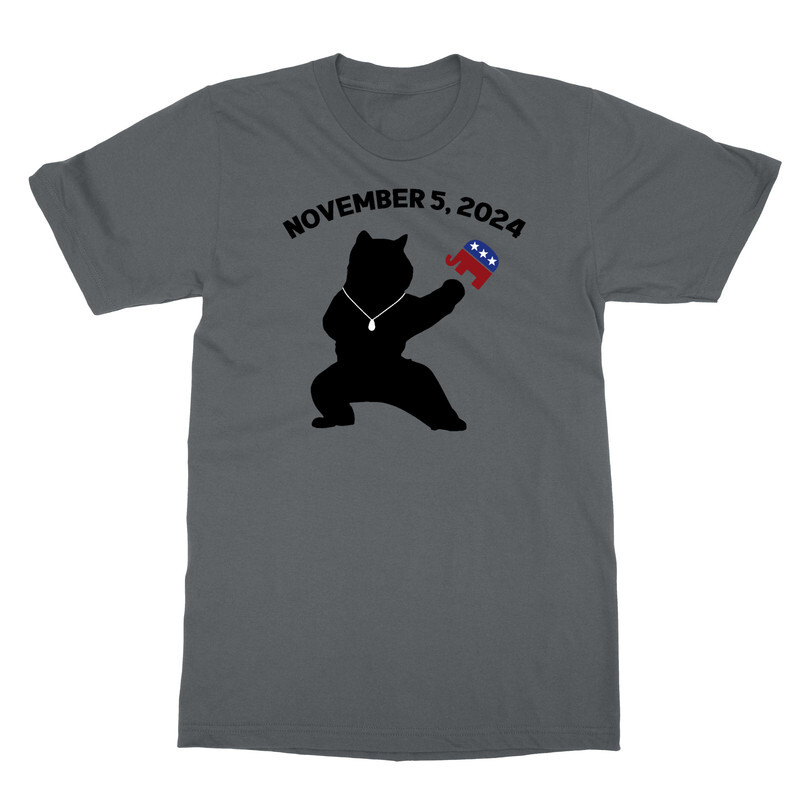 Cat And Elephant November 5 2024 President Elections Unisex T-Shirt