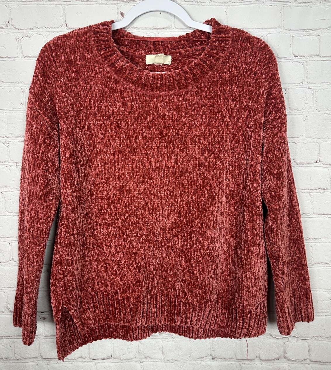 Cupio Chunky Knit Long Sleeve Soft Comfortable Sweater, Sz S casual comfort