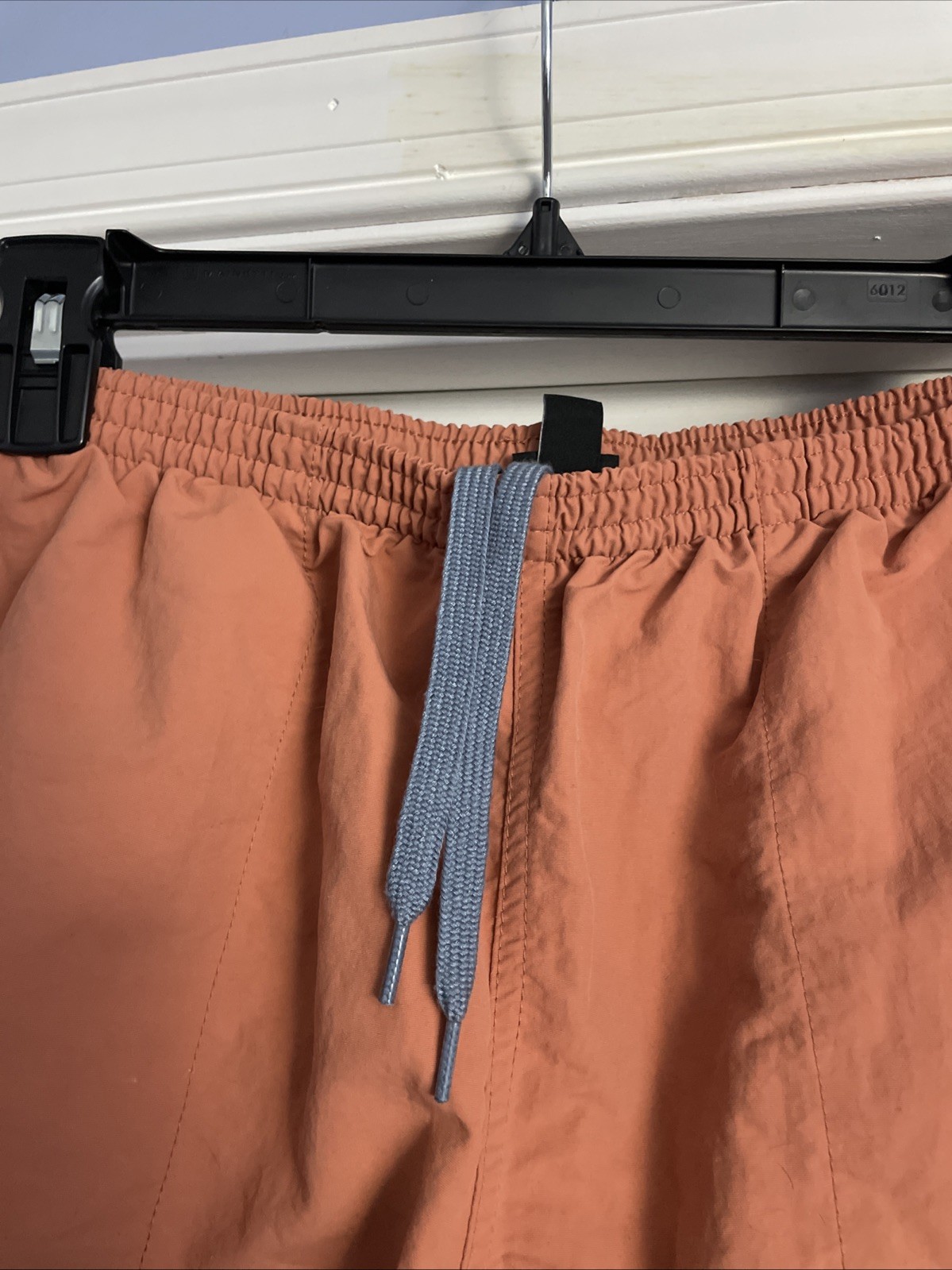 Patagonia Shorts NetPlus Shells 6” Orange Lined Swim Hiking Sz Large