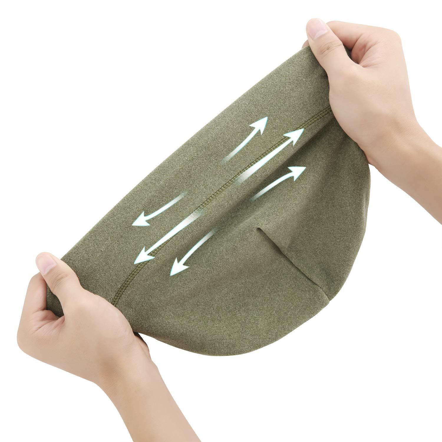 Winter Warm Cap Windproof Fleece Hat Skull Cap Running Beanie Hat for Men Women
