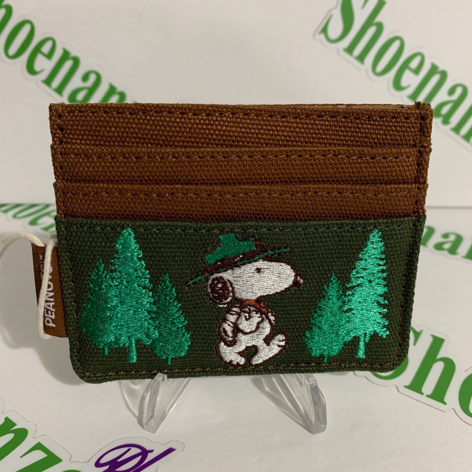 Loungefly Cardholder Peanuts Snoopy Beagle Scout Woodstock Camping Card Holder