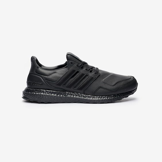 adidas Ultra Boost Leather Triple Black Retro Men’s Sneakers EF0901