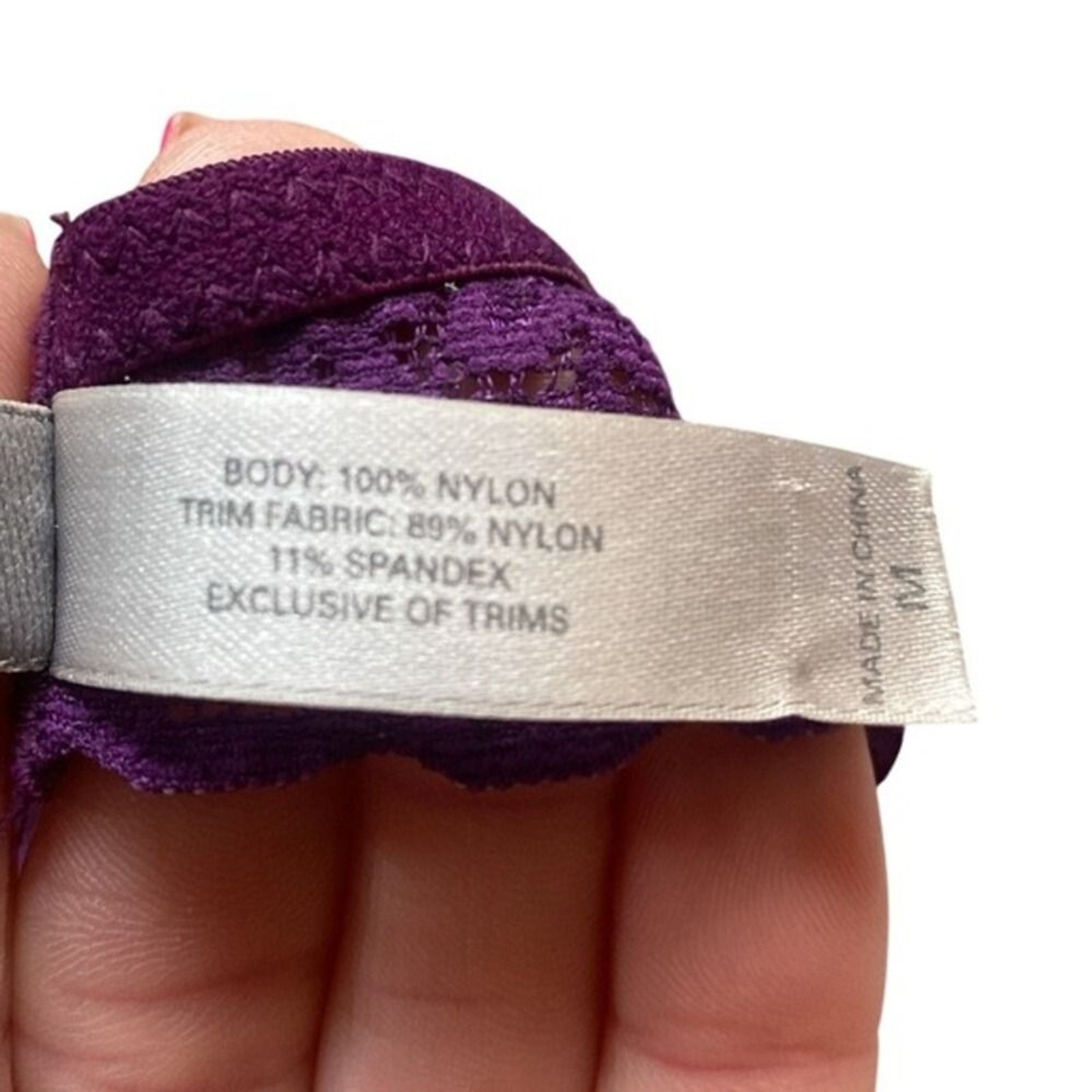 Victoria’s secret Purple Lace Bralette Medium‎ M