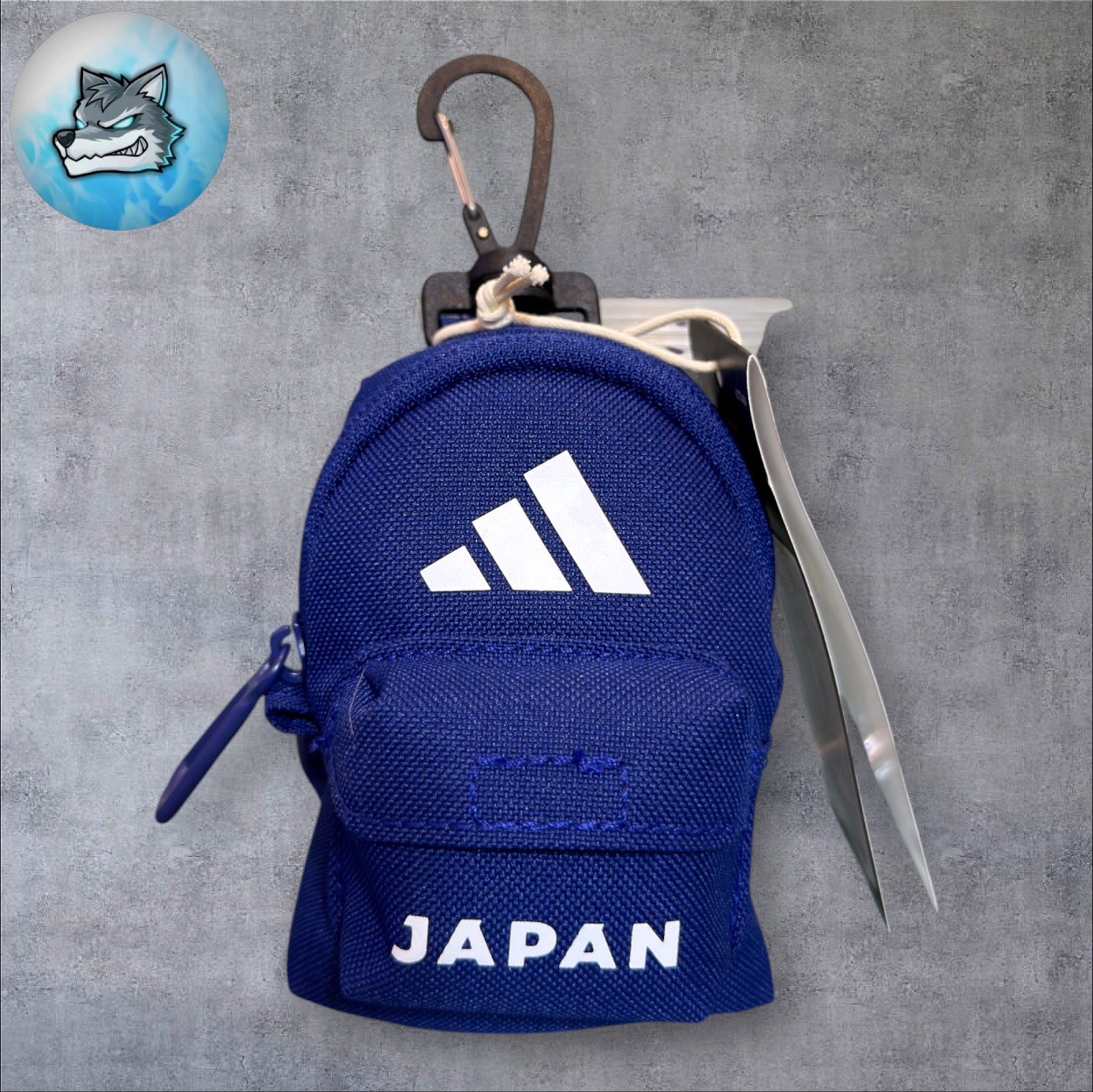 NWT Adidas Japan National Football Soccer Team 2026 Packable Bag Keychain KC0757