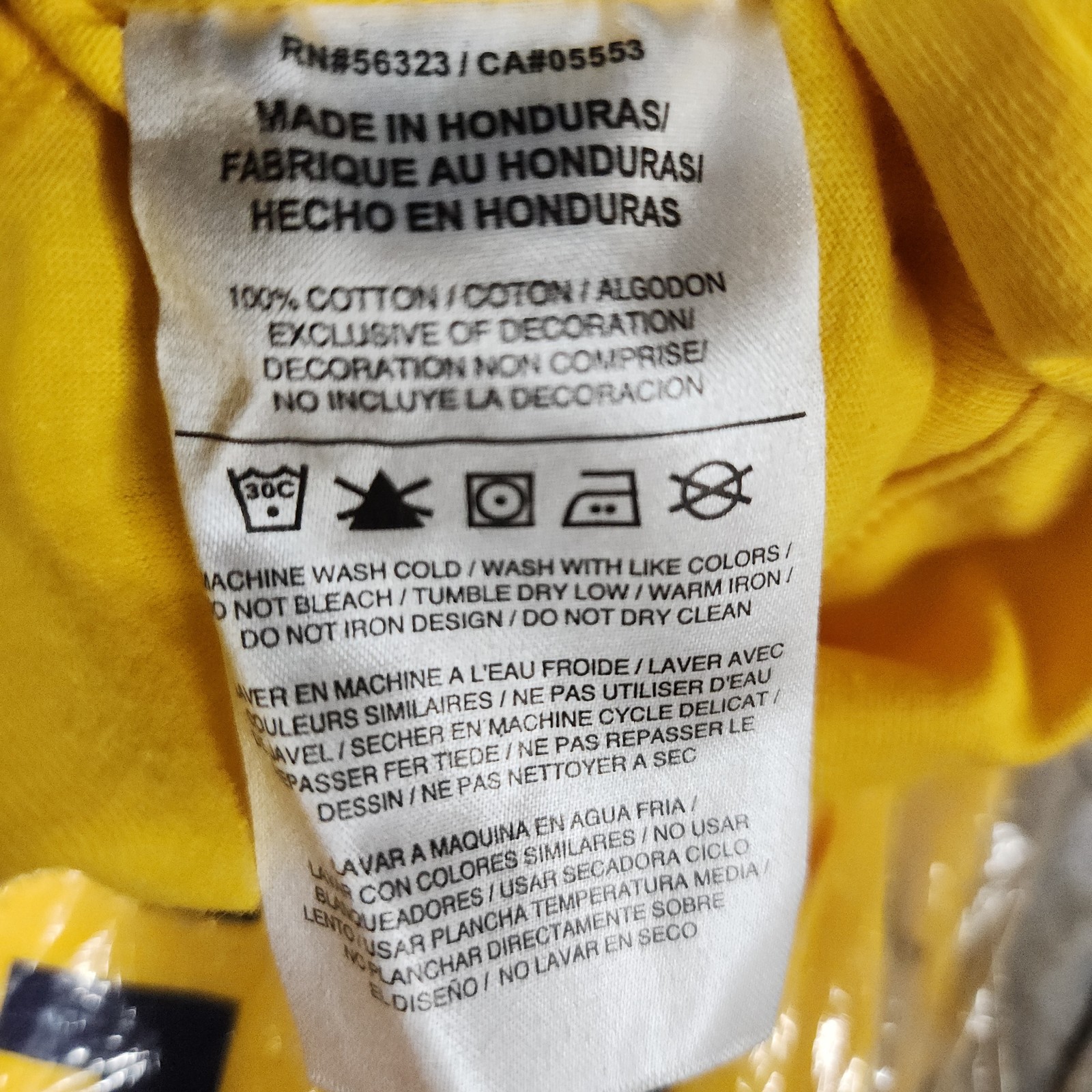Nike Michigan Wolverines The Nike Tee 3Xl Athletic Cotton Yellow Amarillo 165