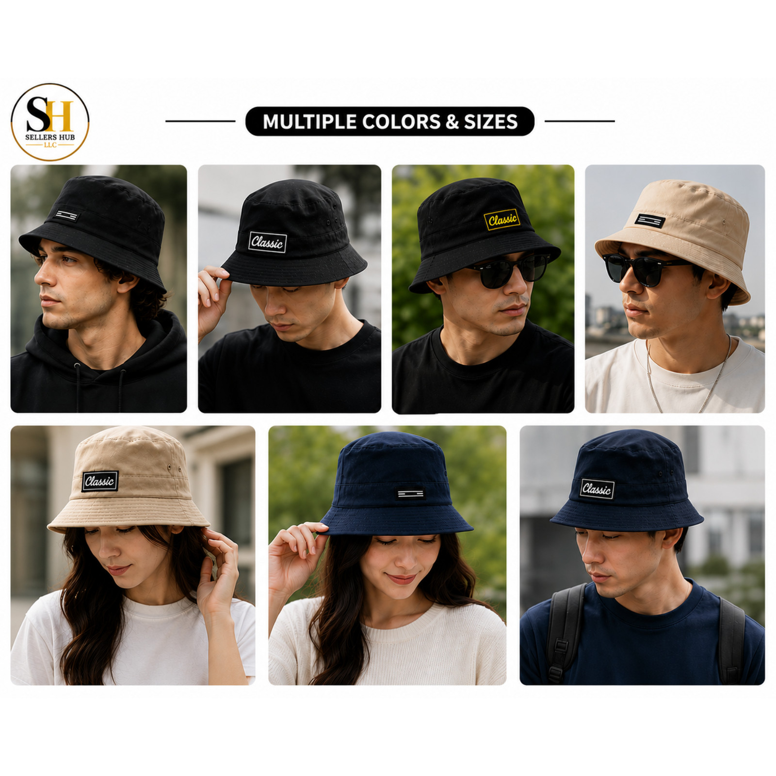 Bucket Hat Cap Cotton Fishing Boonie Brim visor Sun Safari Summer Men Camping
