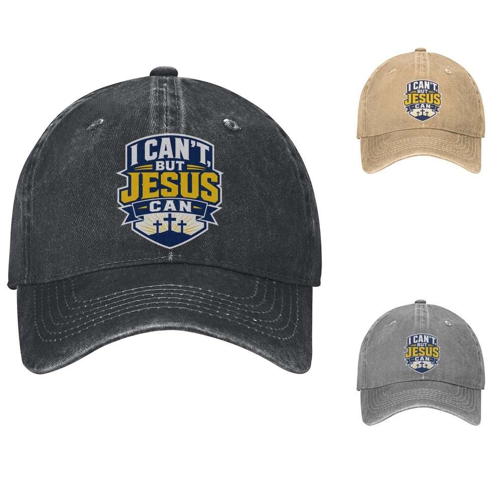 I Cant But Jesus Can Baseball Cap Faith Dad Hat Adjustable
