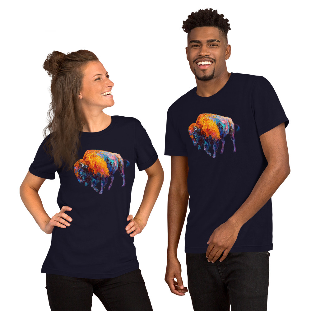Buffalo Shirt American Bison Shirt Wild Animal Unisex T Shirt