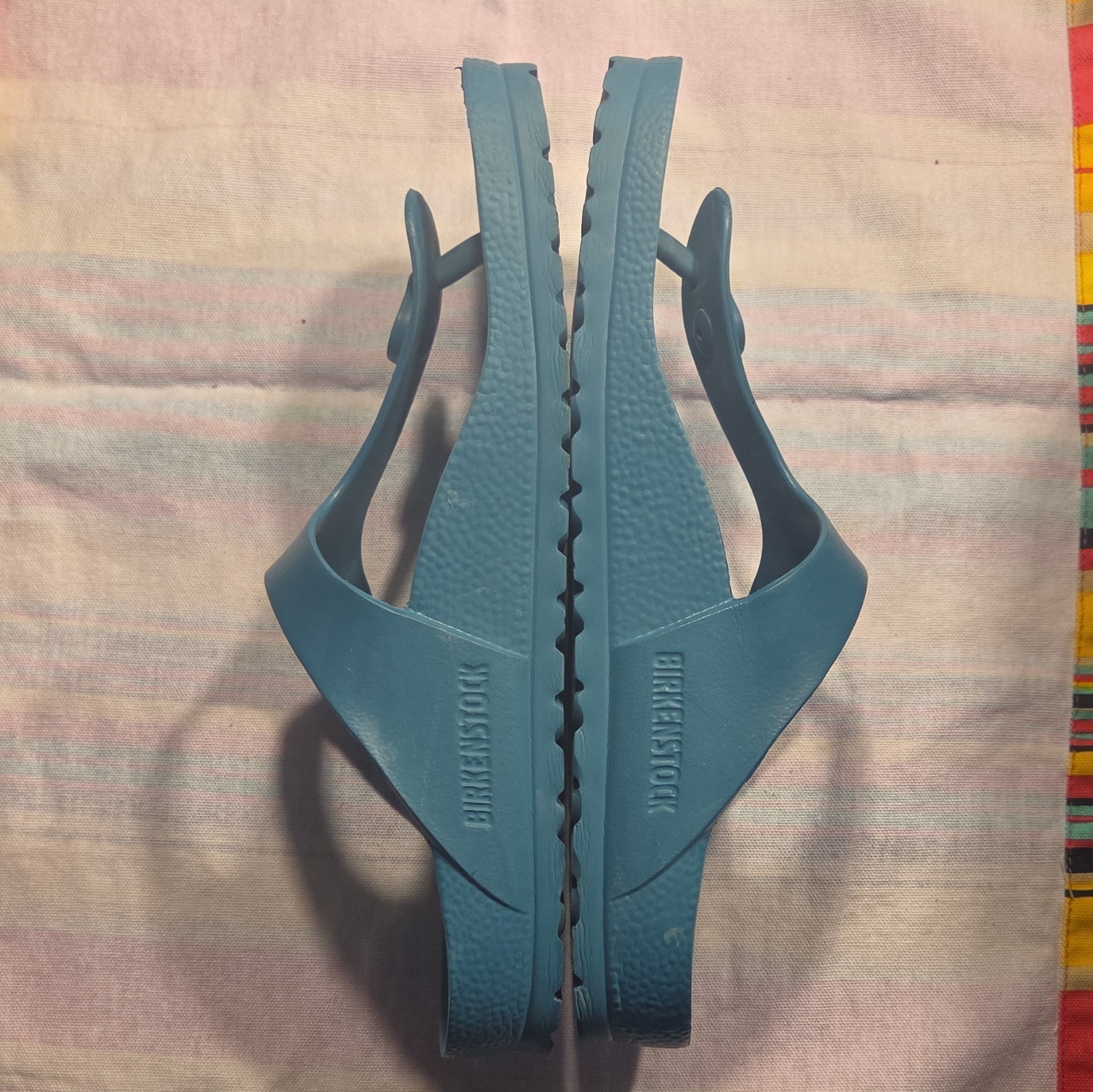 Birkenstock Women’s Turquoise Thong Sandals Gizeh EVA Waterproof EU 39 US 8 -8.5