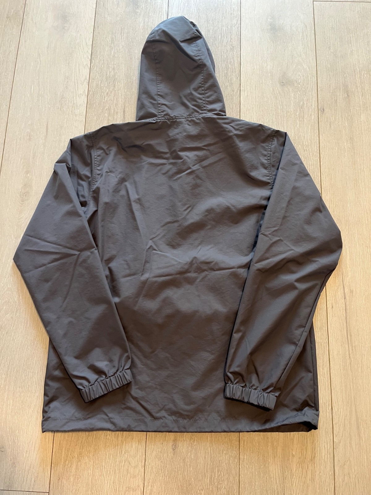 independent trading company mens nylon usa lacrosse windbreaker hoodie jacket m