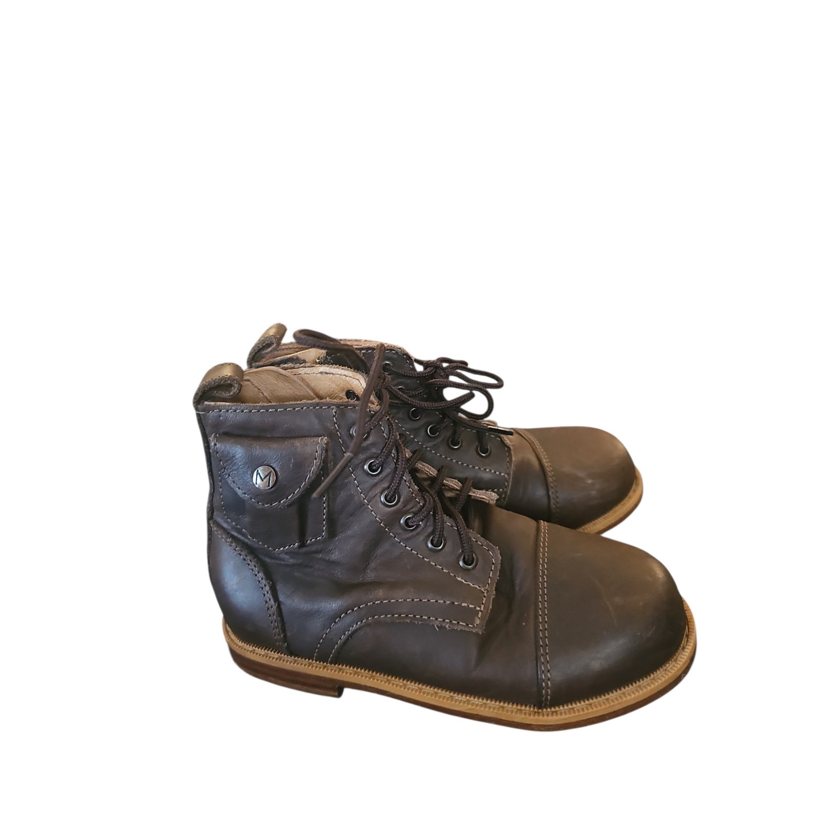 Mikoleon 29 Heirloom Classic Boots Café Children Leather Boots kids sz 11.5 $165