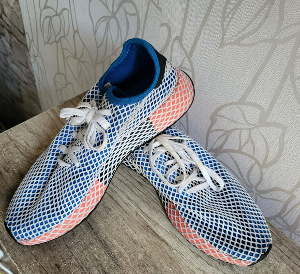 Adidas Deerupt Runner Bluebird AC8704 Shoes Sneakers Multicolor Size 46 2/3