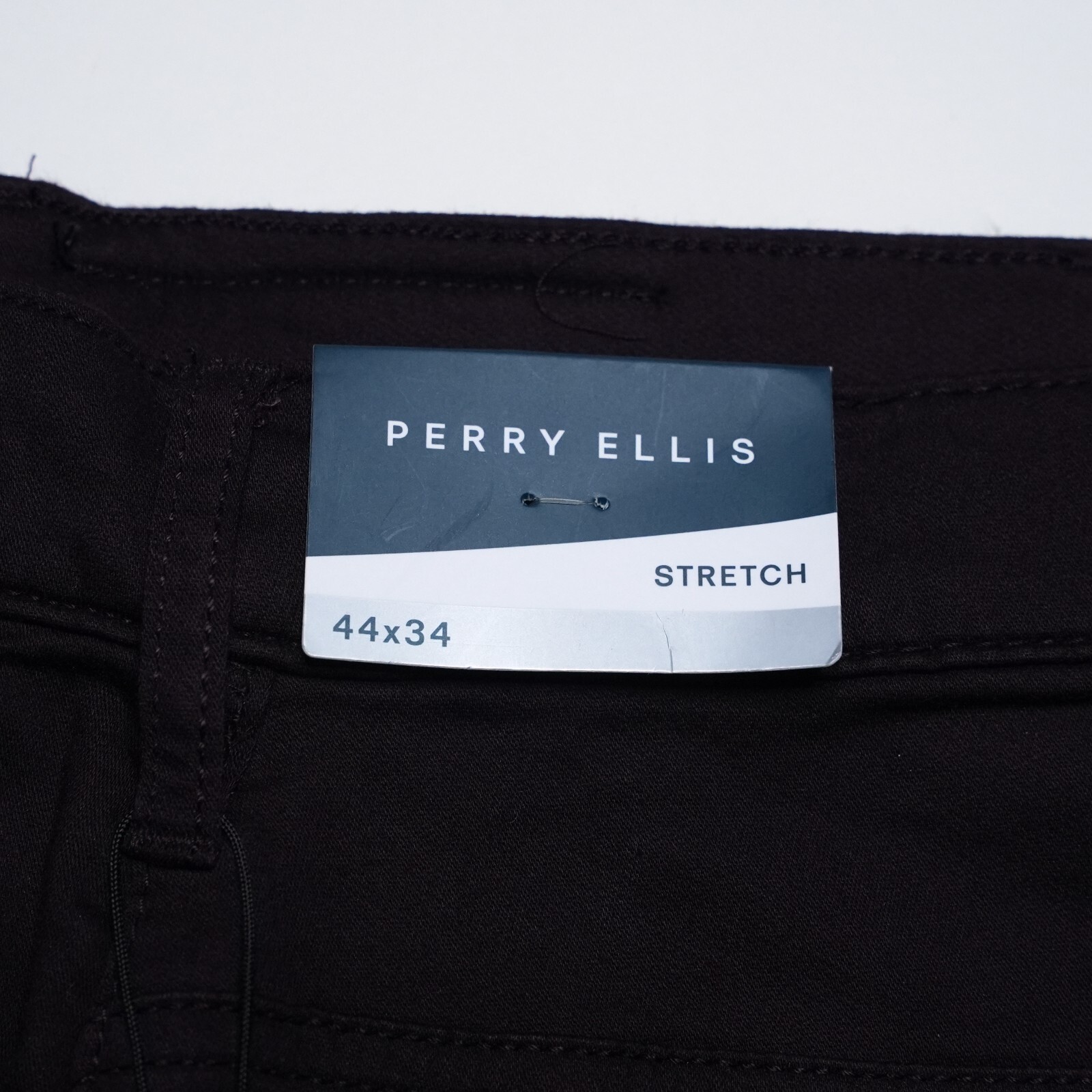 Perry Ellis Men’s Anywhere Pants XXL 44″x34″ SLIM FIT Dark Burgundy Stretch NWT