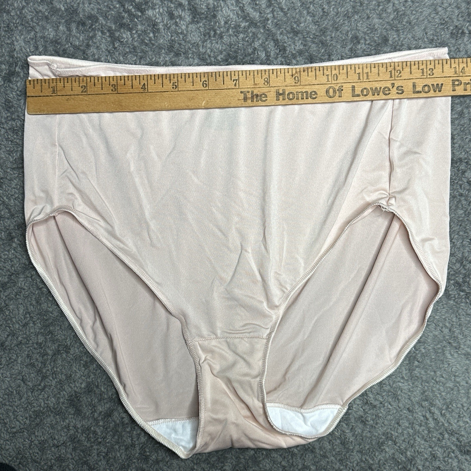 NWOT 5 Pair Hanes Cool Comfort Microfiber Tab Free Briefs Size 8 XL Pink Beige
