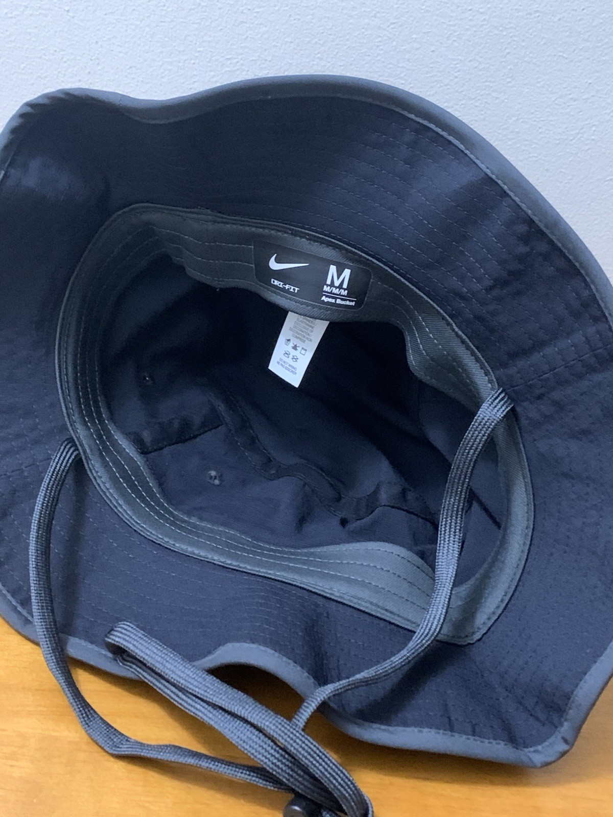 Nike Apex Dri-FIT Training Bucket Hat FB5621-010 NEW $34 Unisex Adult Sz M Black