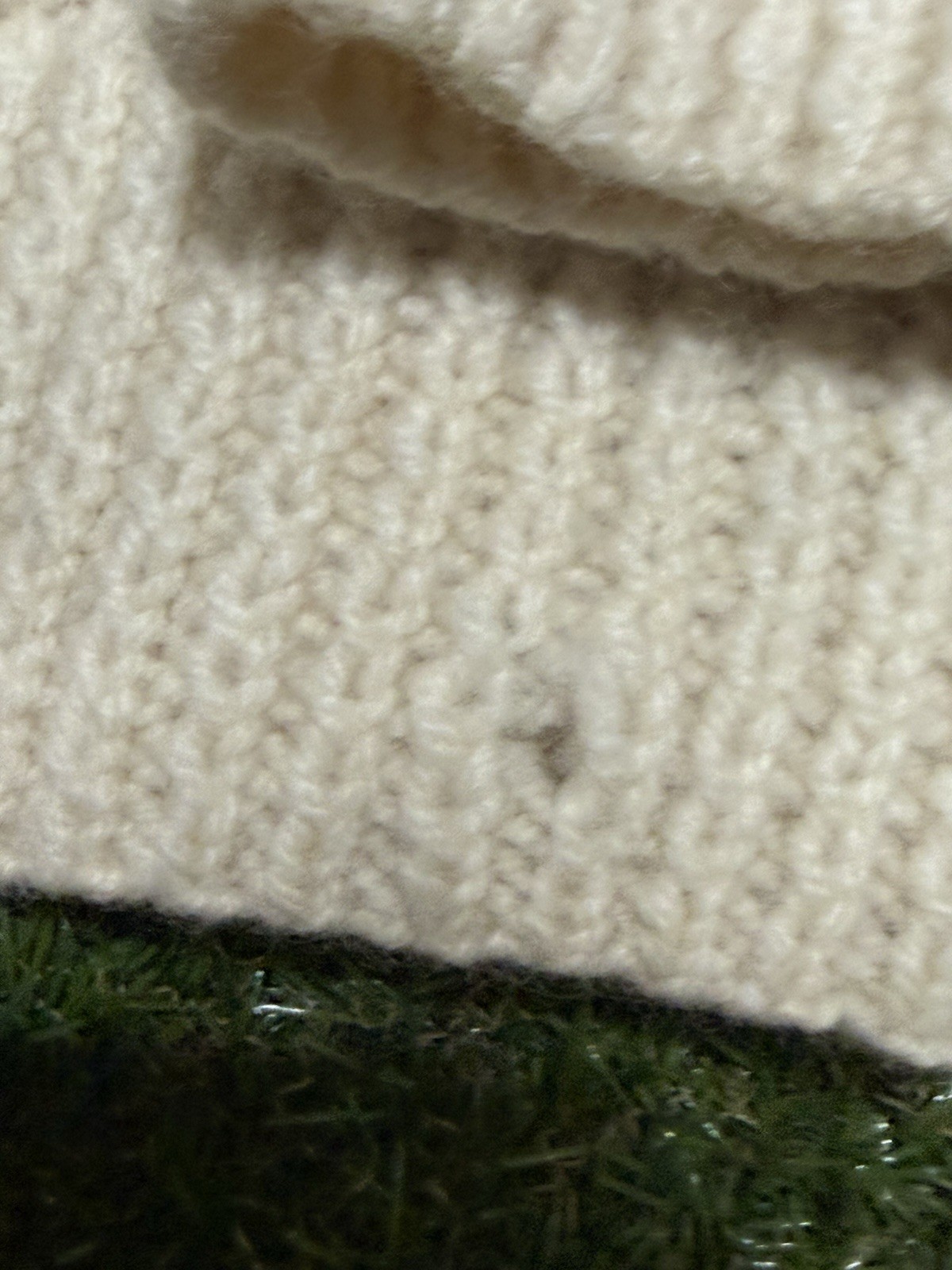 John Molloy Ireland Pure Virgin Wool Aran Fisherman Cable Knit Sweater Cream L