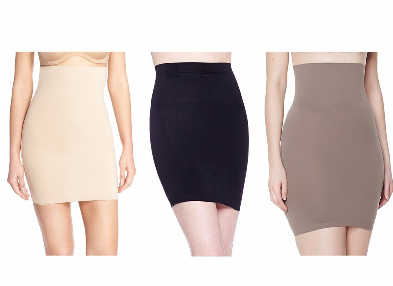 Yummie Body Smoothing Shaper Shapewear, High Waist Skirt Slimming Shaping