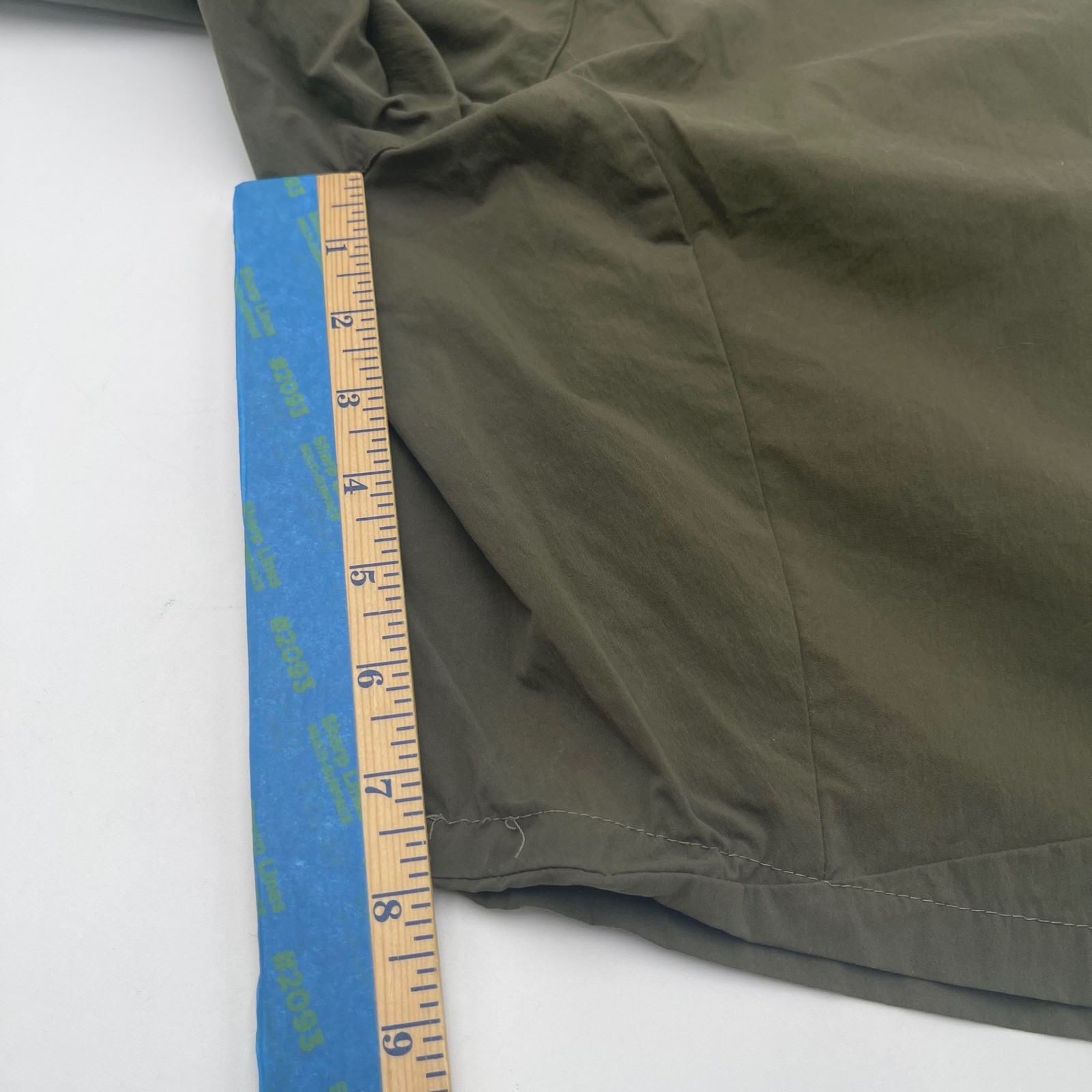 Nike Tech Pack Utility Shorts Mens 32 Olive Green Navy Blue Nylon Stretch 5895