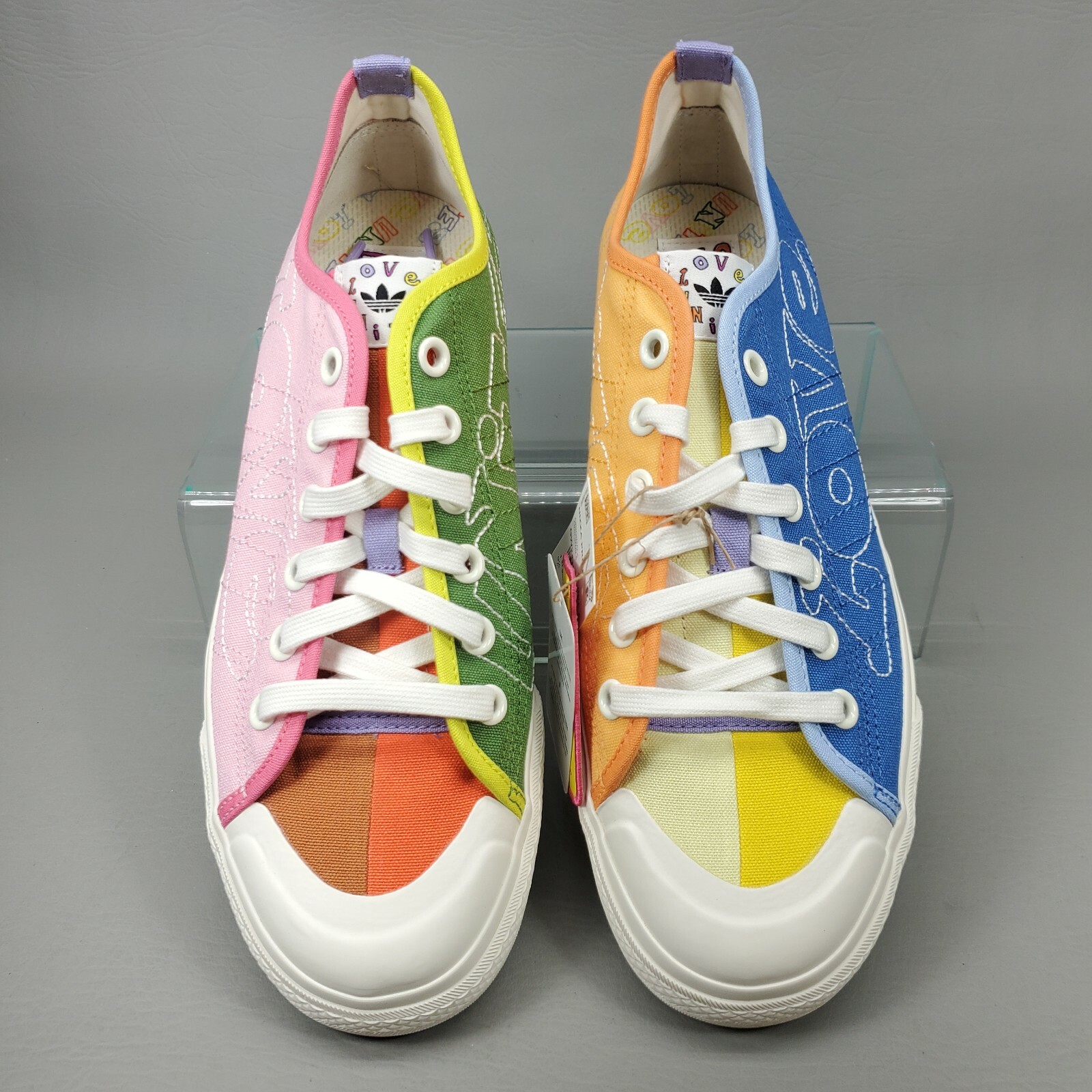 adidas Originals Nizza Pride Love Unites Unisex Casual Shoes GW2419 Mens Size 10