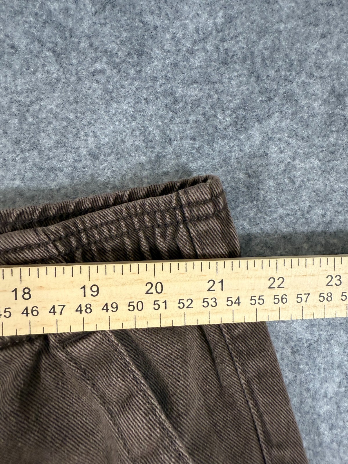 Gap Pull On Pants Womens 2XL Brown Straight Leg Elastic Waist Flat Front NWT