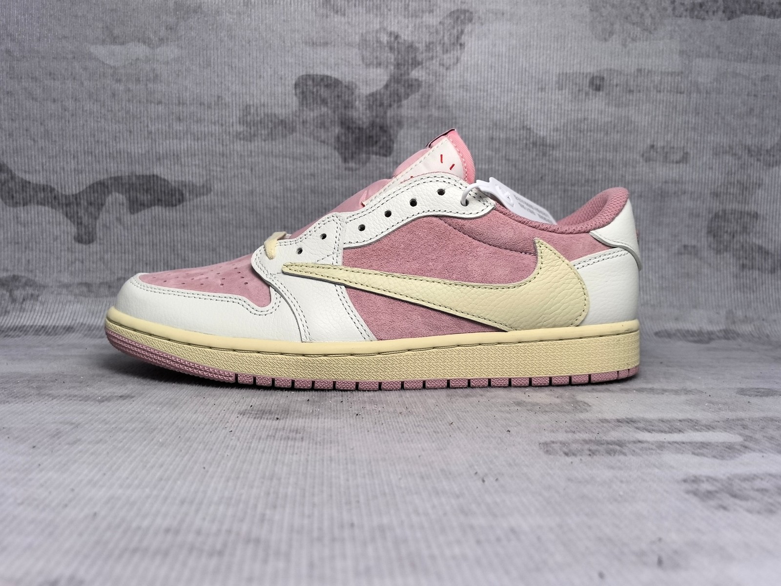 Brand New AJ1 Retro Low OG SP x Scot Pink White DM7866-600 Size 4-12
