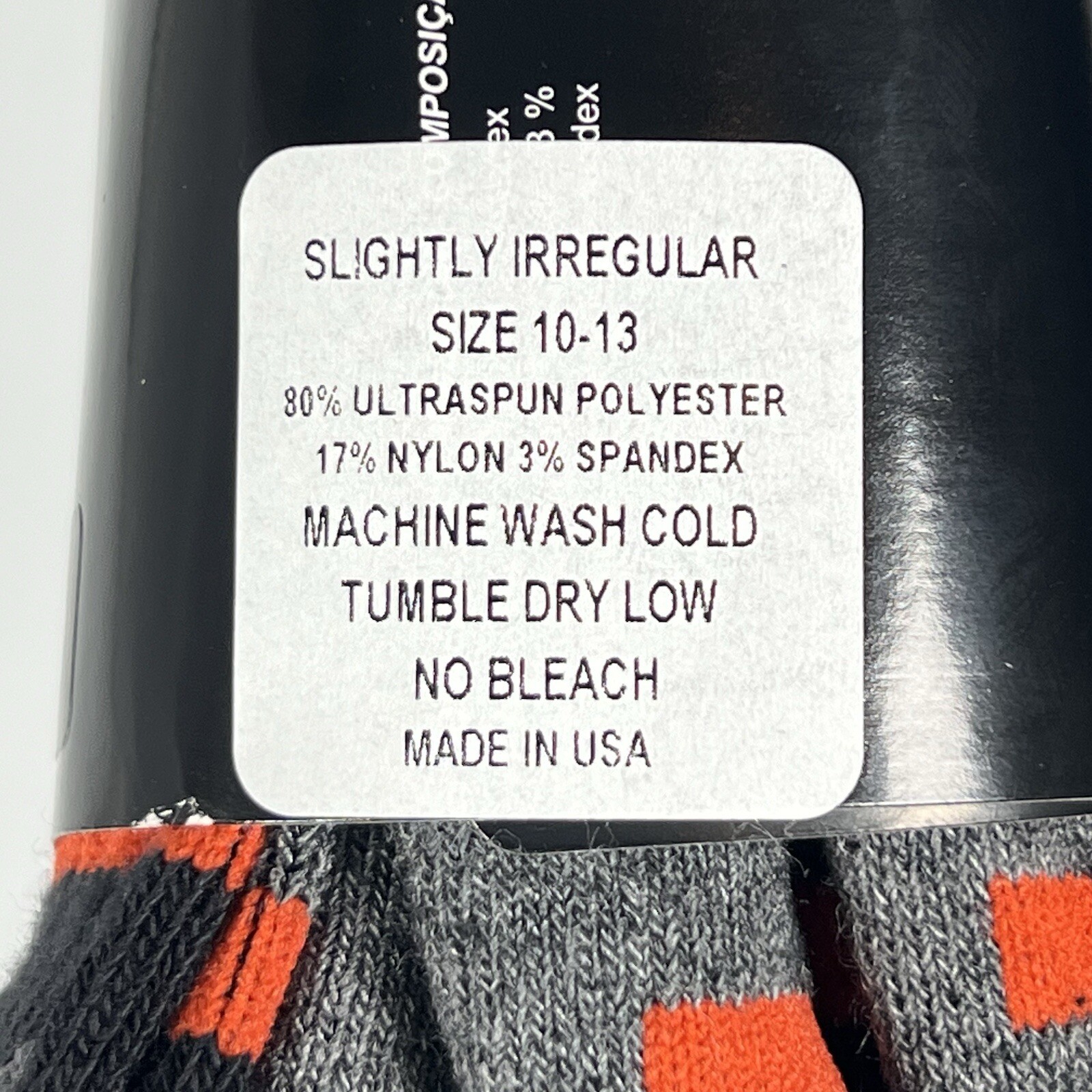 Harley Davidson Socks, Men’s Large, 2 Pair NEW! Made In USA Slightly Irregular
