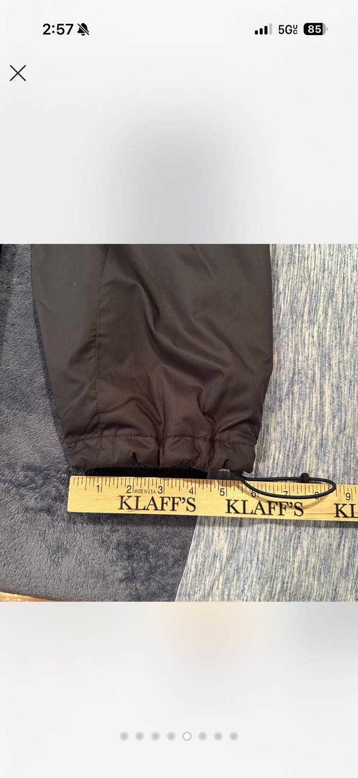 Kith Mercer nylon pants nocturnal size L