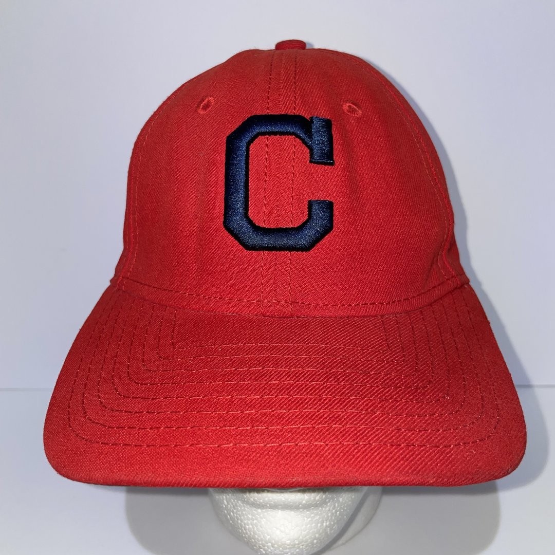 New Era 9Thirty Genuine Cleveland Indians Red Baseball Cap Big C