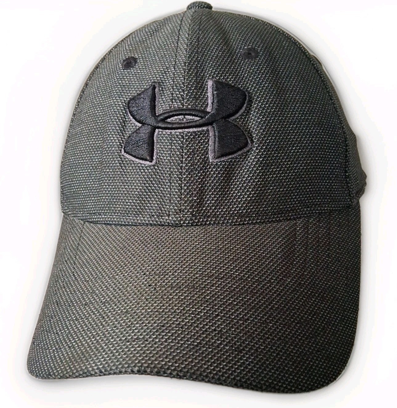 Under Armour Men’s UA Blitzing 4.0 Stretch Fit Cap Flex Hat Many Gray/Black