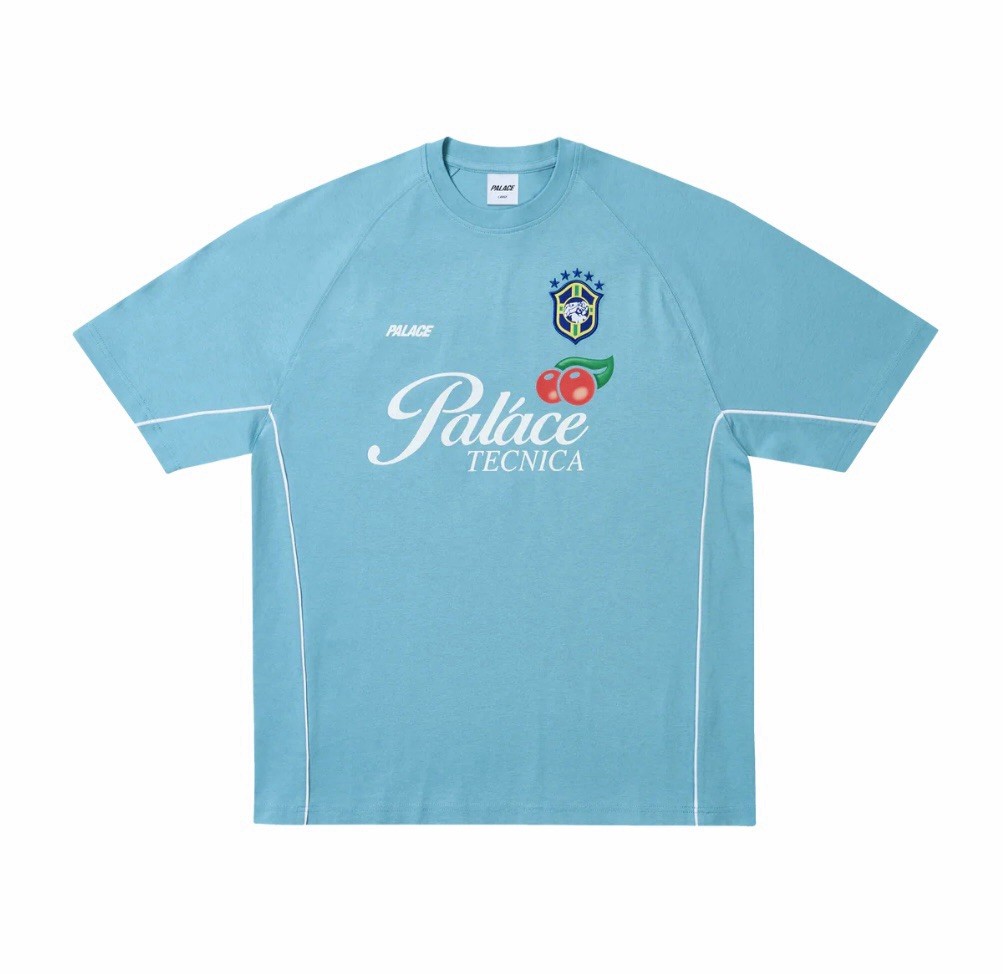 PALACE COPA AMERICA T-SHIRT COPA BLUE Medium, M. Football / Soccer, In Hand