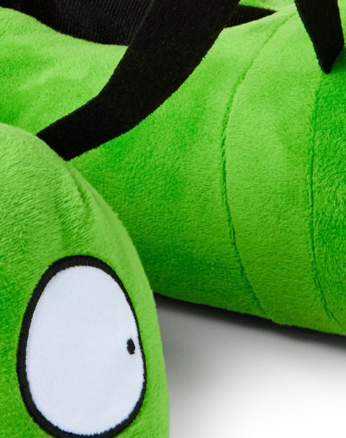 Invader Zim GIR GREEN Alien Dog Suit Plush Nickelodeon Slippers Adult Lg/XL 9-10