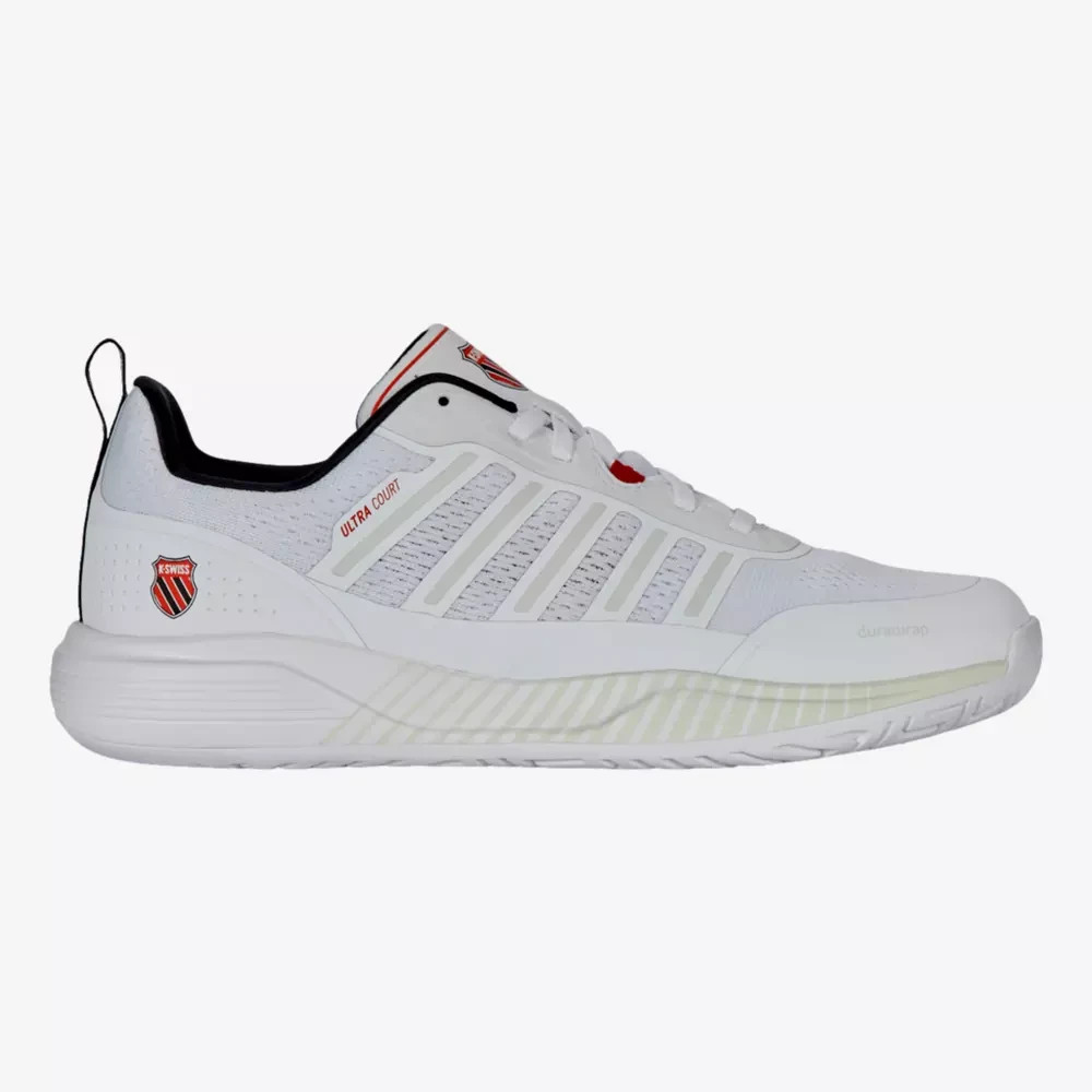 MENS 12 K-SWISS ULTRA COURT ATHLETIC SHOES WHITE BASKETBALL PICKLEBALL GOLF