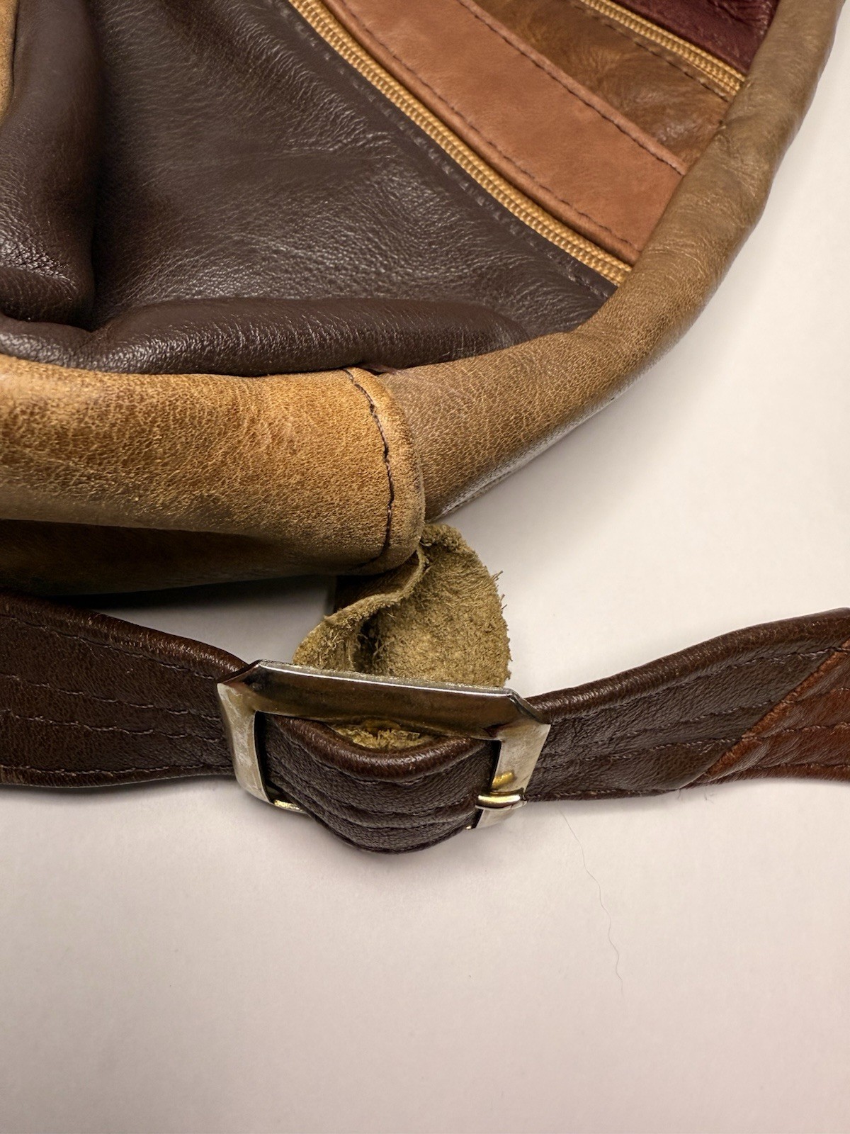 Vintage Genuine leather Healthy Back Bag Crossbody Sling Bag See Details